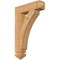 Ekena Millwork Thorton Arts & Crafts Smooth Bracket, Western Red Cedar, 3 1/2"W x 16"D x 24"H BKT04X16X24THR03SWR - alternate 1